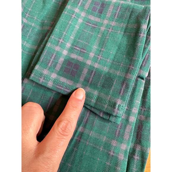 Torrid Plaid Crop Signature Waist Pocket Premium Leggings Lot of 7 Size 0 - Picture 4 of 5